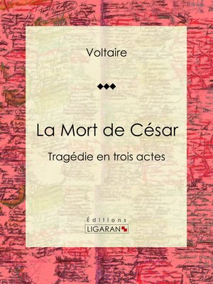 cover image of La Mort de César
